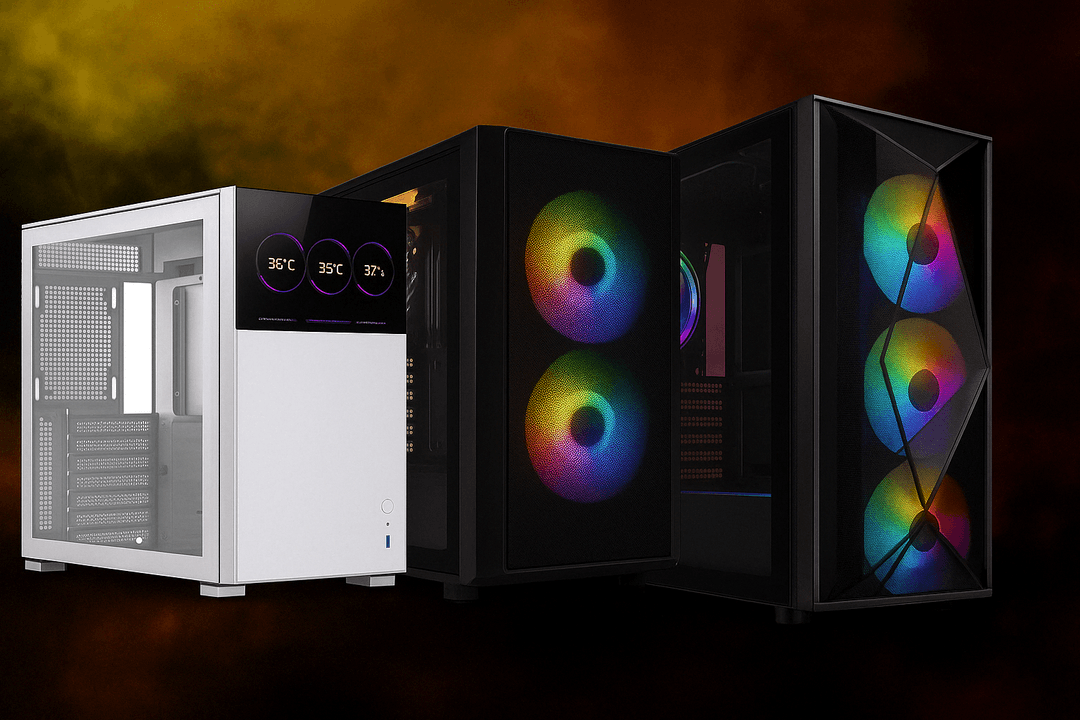 Polecane obudowy komputerowe na 2025 rok – styl, przepływ powietrza i funkcjonalność