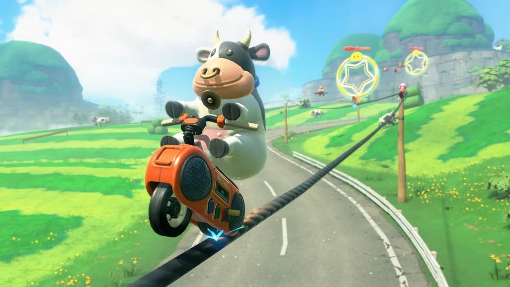 PETA prosi Nintendo o zmianę wyglądu krowy w grze Mario Kart World
