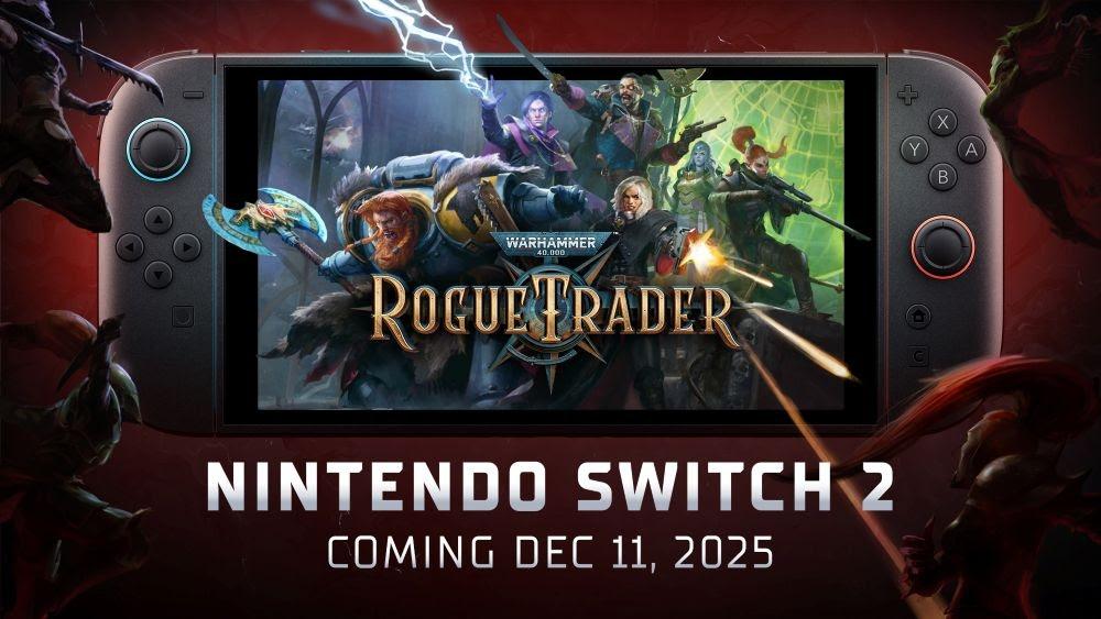 Warhammer 40,000: Rogue Trader zadebiutuje na Switch 2 już 11 grudnia 2025