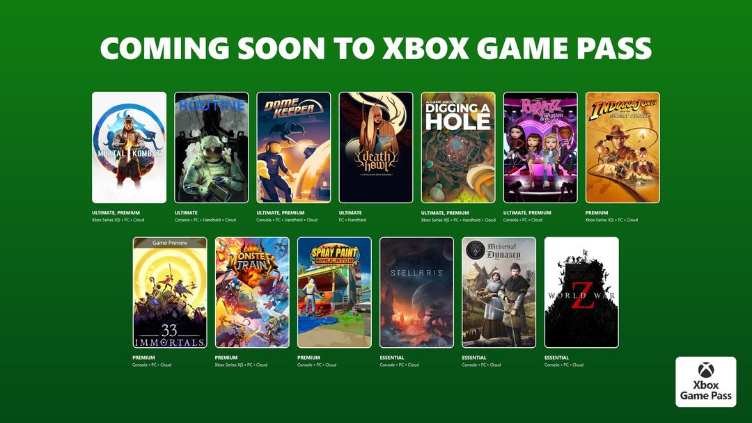 Nadchodzi na Xbox Game Pass: Mortal Kombat 1, Routine, Death Howl i więcej