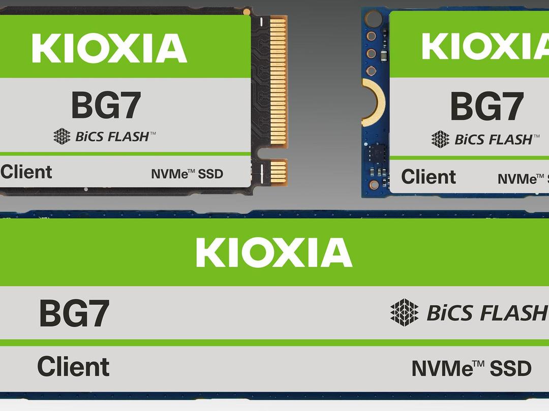 Kioxia BG7 — szybsze SSD i nowe rozmiary dla zwykłego PC
