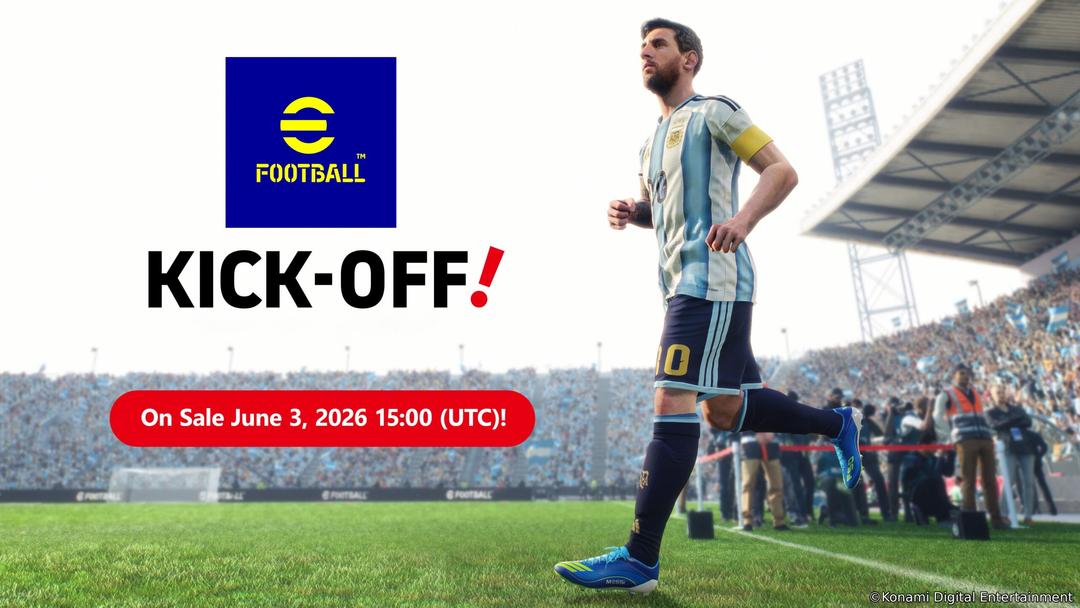 eFootball Kick-Off! na Switch 2 — premiera 5 czerwca 2026 (tylko cyfrowo)