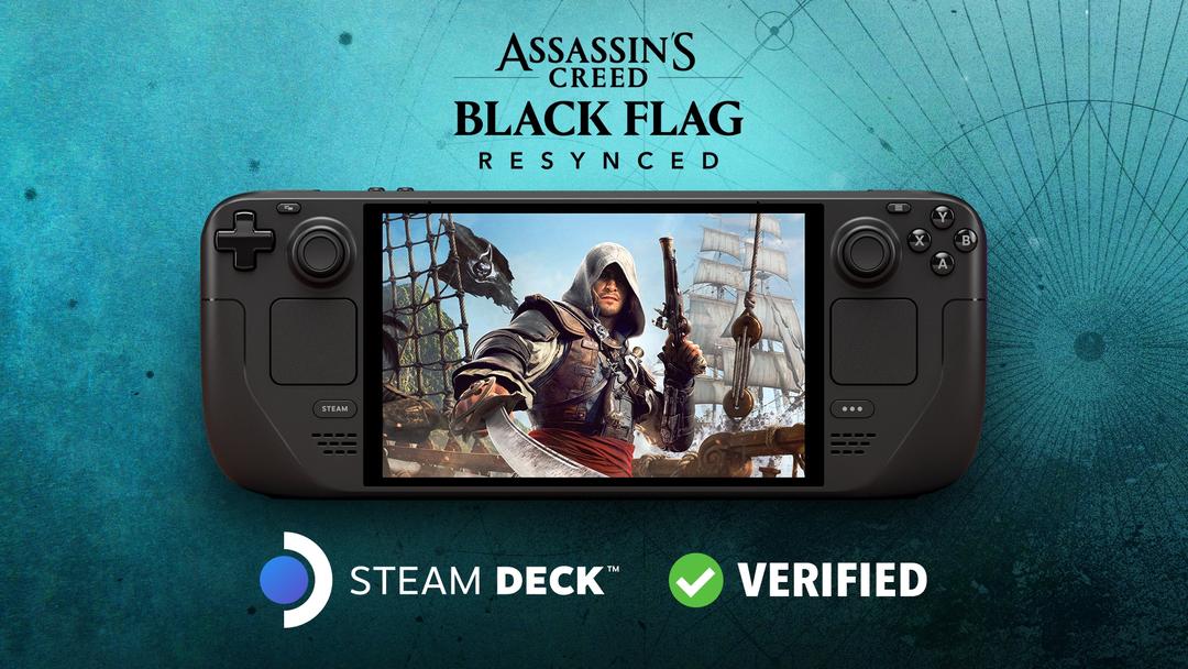 Assassin’s Creed Black Flag Resynced będzie Steam Deck Verified od premiery – Ubisoft potwierdza wsparcie na start