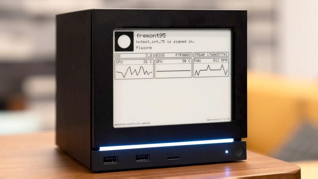 Valve udostępnia Inkterface do Steam Machine — jak stworzyć własny front panel z e-ink
